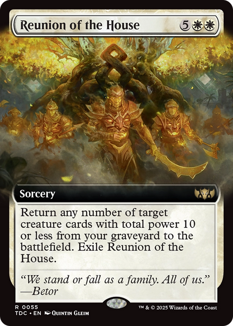 Reunion of the House (Extended Art) [Tarkir: Dragonstorm Commander] | Clutch Gaming