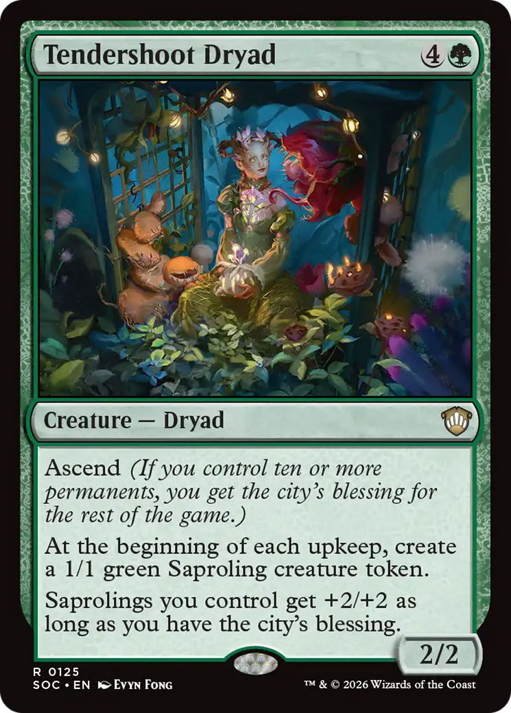 Tendershoot Dryad [Secrets of Strixhaven Commander] | Clutch Gaming