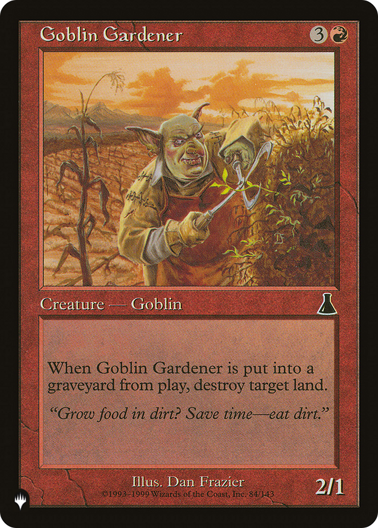 Goblin Gardener [The List Reprints] | Clutch Gaming