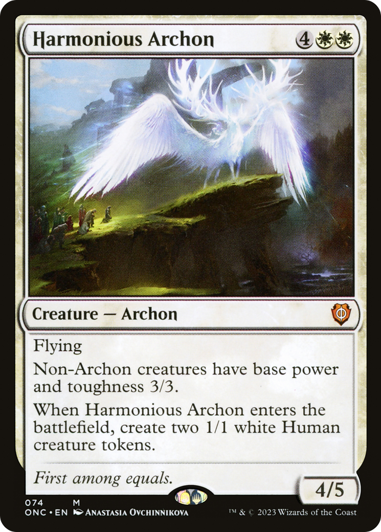 Harmonious Archon [Phyrexia: All Will Be One Commander] | Clutch Gaming