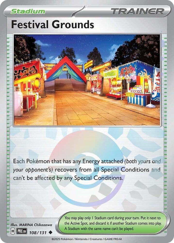 Festival Grounds (108/131) (Poke Ball Pattern) [Scarlet & Violet: Prismatic Evolutions] | Clutch Gaming