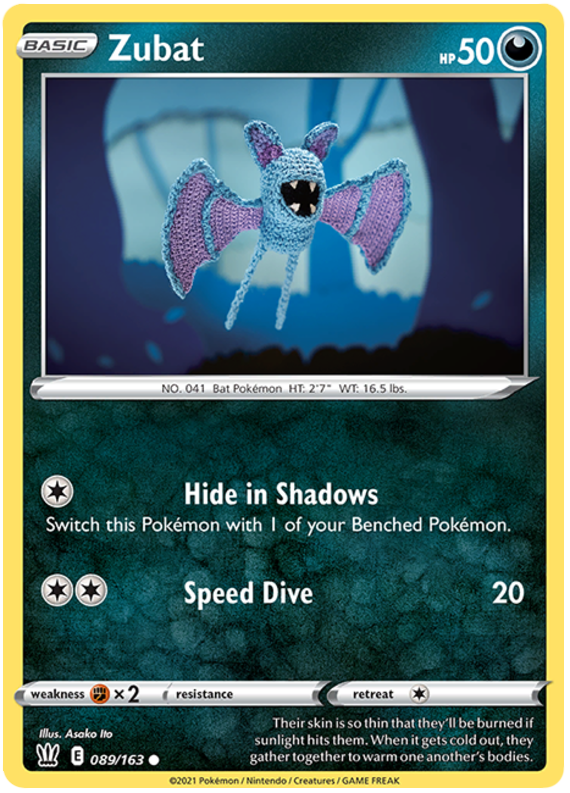 Zubat (089/163) [Sword & Shield: Battle Styles] | Clutch Gaming