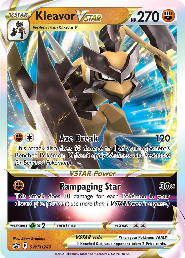 Kleavor VSTAR (SWSH249) (Jumbo Card) [Sword & Shield: Black Star Promos] | Clutch Gaming