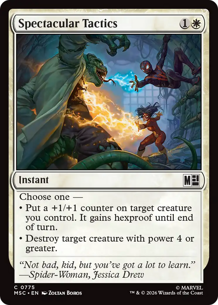 Spectacular Tactics [Marvel Super Heroes Commander] | Clutch Gaming