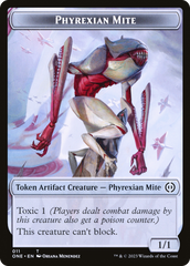 Phyrexian Mite (011) // Samurai Double-Sided Token [Phyrexia: All Will Be One Tokens] | Clutch Gaming