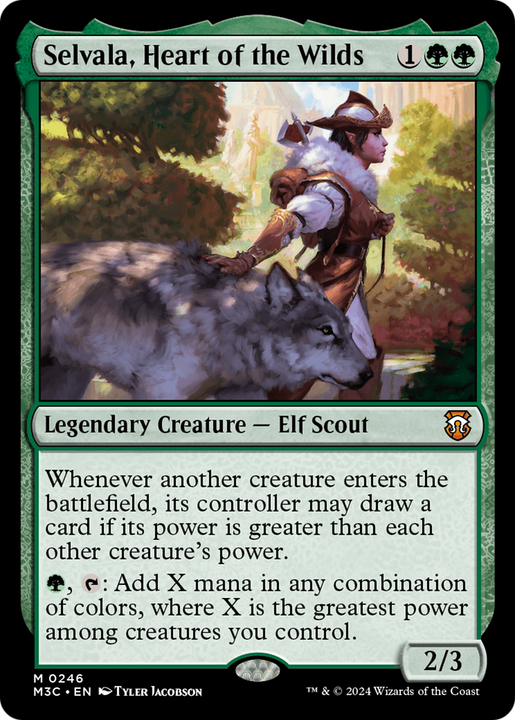 Selvala, Heart of the Wilds (Ripple Foil) [Modern Horizons 3 Commander] | Clutch Gaming