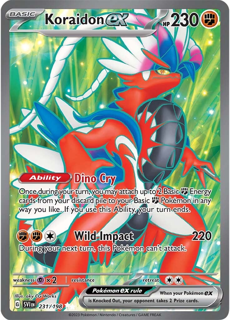 Koraidon ex (231/198) [Scarlet & Violet: Base Set] | Clutch Gaming