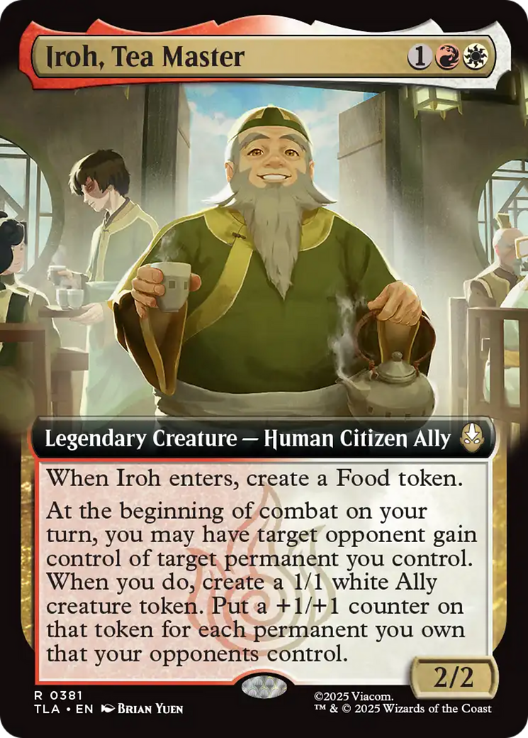 Iroh, Tea Master (Extended Art) [Avatar: The Last Airbender] | Clutch Gaming