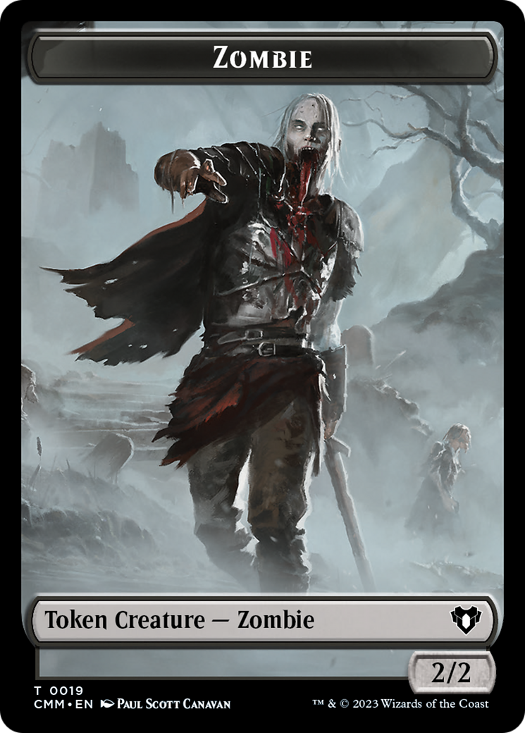 Zombie Token (19) [Commander Masters Tokens] | Clutch Gaming