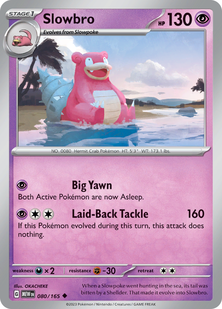 Slowbro (080/165) [Scarlet & Violet: 151] | Clutch Gaming