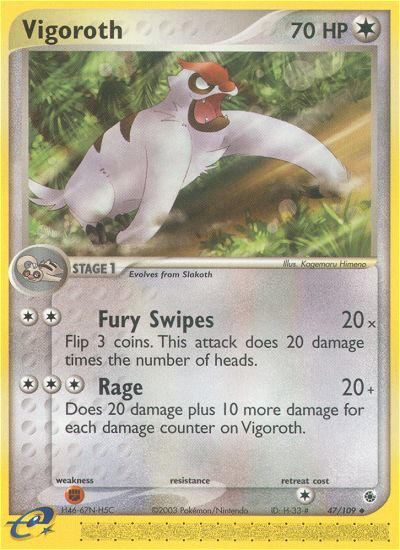 Vigoroth (47/109) [EX: Ruby & Sapphire] | Clutch Gaming