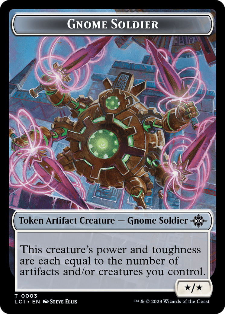 Gnome Soldier Token [The Lost Caverns of Ixalan Tokens] | Clutch Gaming