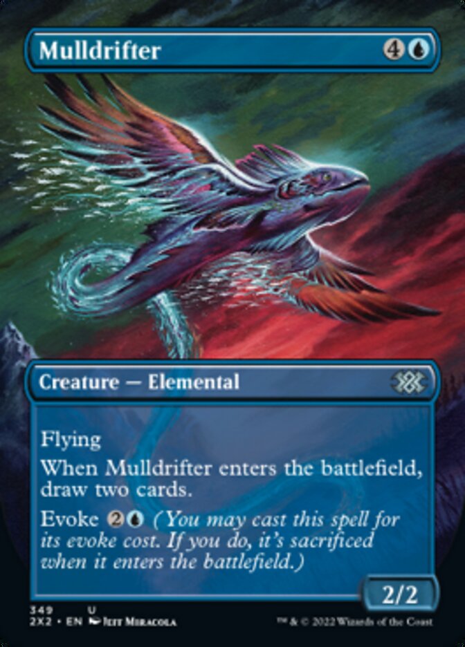 Mulldrifter (Borderless Alternate Art) [Double Masters 2022] | Clutch Gaming