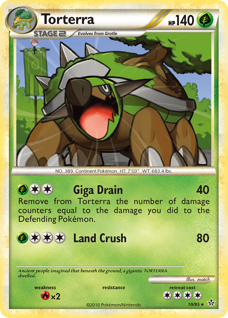 Torterra (10/95) [HeartGold & SoulSilver: Unleashed] | Clutch Gaming