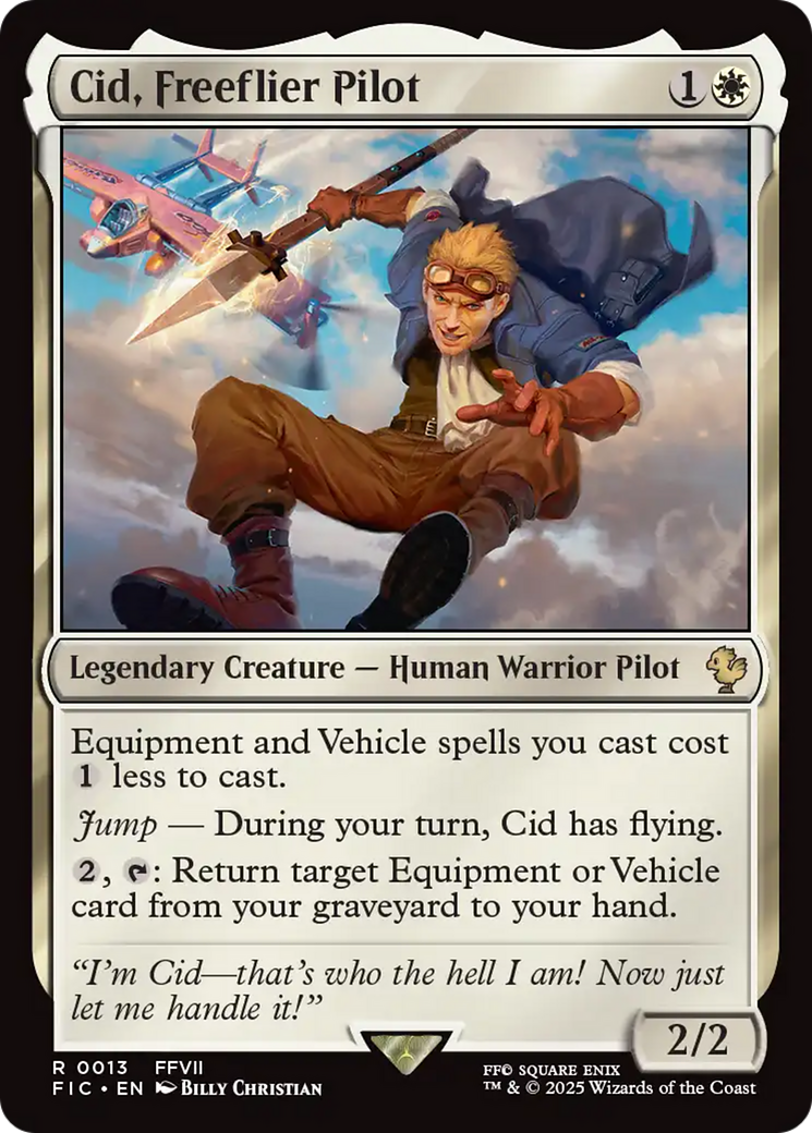Cid, Freeflier Pilot [FINAL FANTASY Commander] | Clutch Gaming