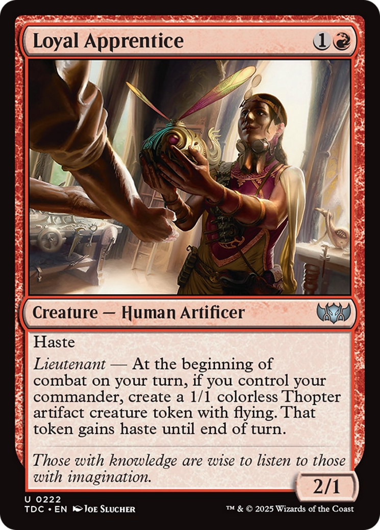 Loyal Apprentice [Tarkir: Dragonstorm Commander] | Clutch Gaming