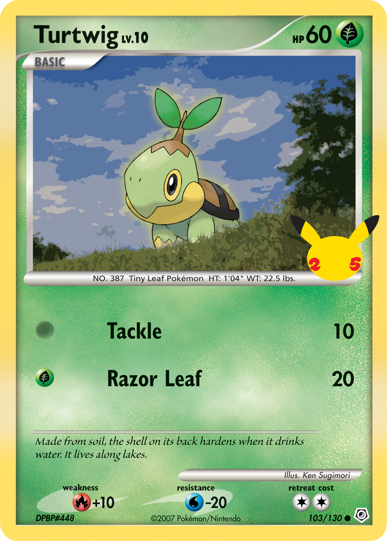 Turtwig (103/130) (Jumbo Card) [First Partner Pack] | Clutch Gaming