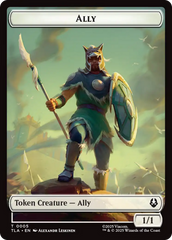 Ally (0005) // Clue (0018) Double-Sided Token [Avatar: The Last Airbender Tokens] | Clutch Gaming