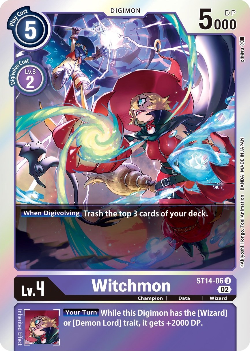 Witchmon [ST14-06] [Starter Deck: Beelzemon Advanced Deck Set] | Clutch Gaming