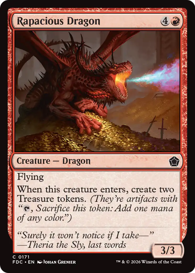Rapacious Dragon [Foundations Commander] | Clutch Gaming
