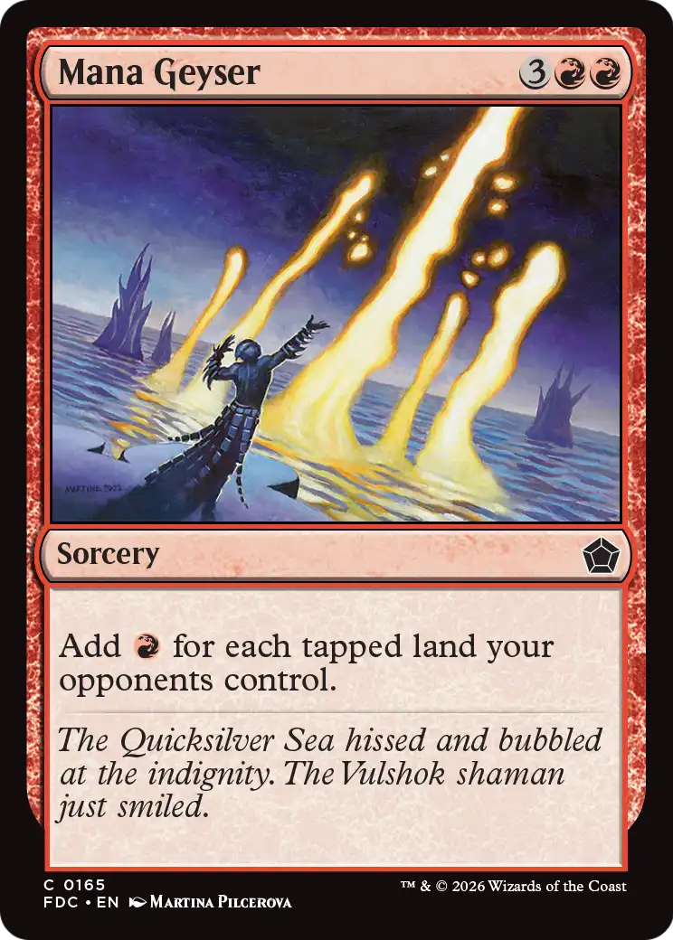 Mana Geyser [Foundations Commander] | Clutch Gaming