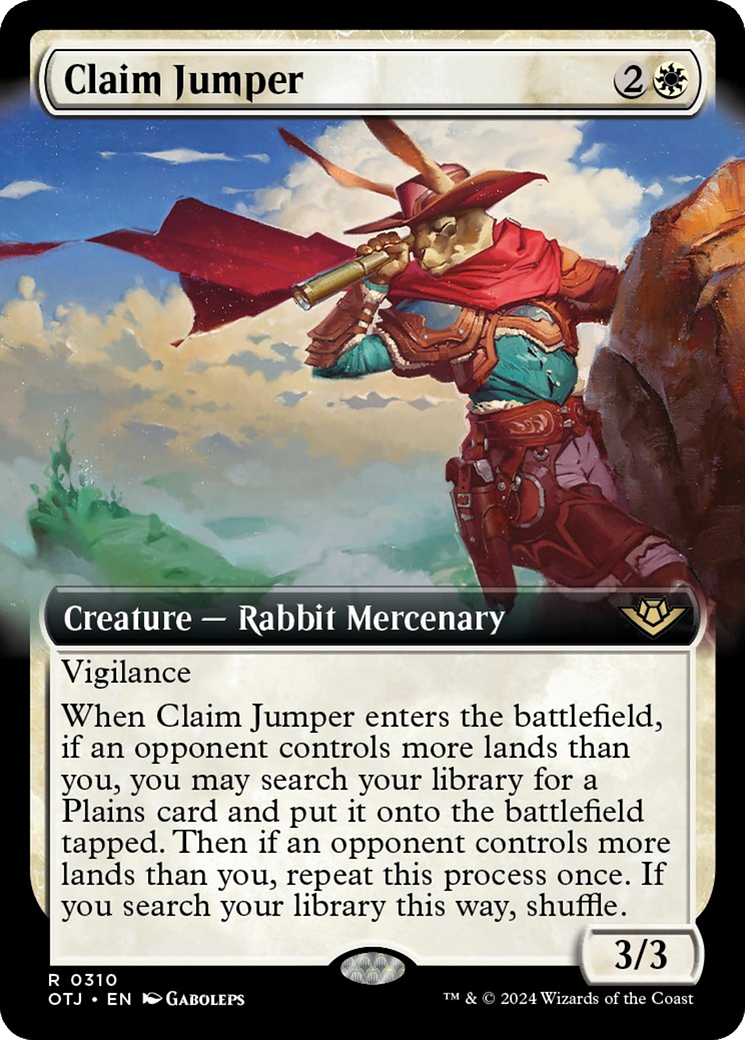 Claim Jumper (Extended Art) [Outlaws of Thunder Junction] | Clutch Gaming