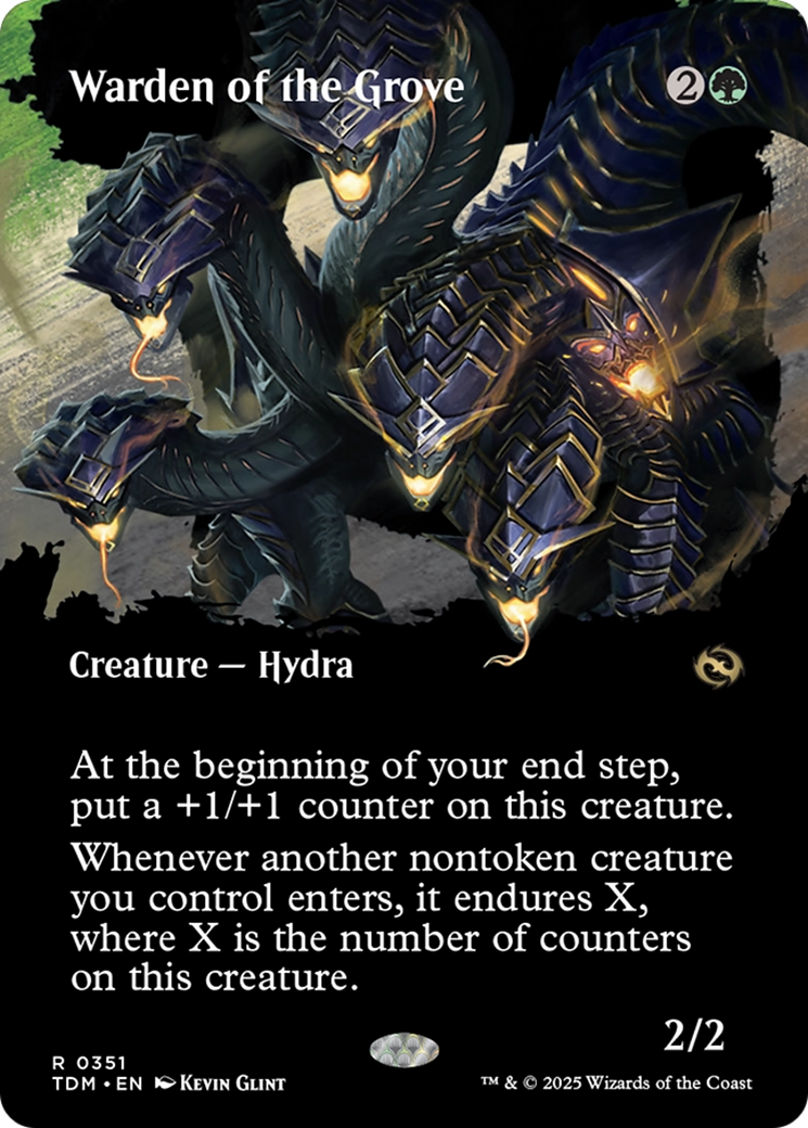 Warden of the Grove (Borderless) [Tarkir: Dragonstorm] | Clutch Gaming