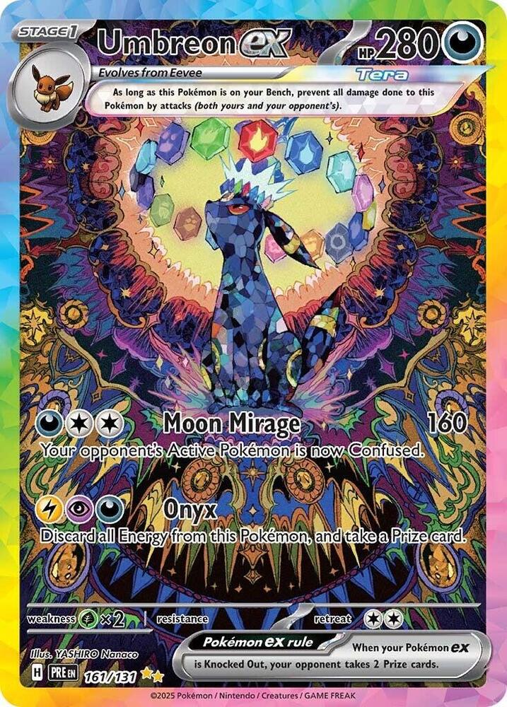 Umbreon ex (161/131) [Scarlet & Violet: Prismatic Evolutions] | Clutch Gaming