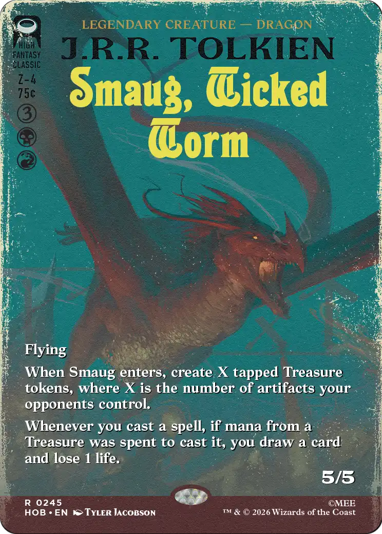 Smaug, Wicked Worm (Borderless) [The Hobbit] | Clutch Gaming