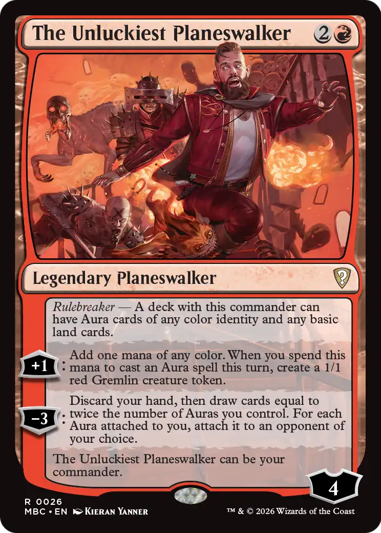 The Unluckiest Planeswalker [Mystery Booster: Commander Edition] | Clutch Gaming