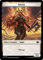 Angel // Plot Double-Sided Token [Outlaws of Thunder Junction Tokens] | Clutch Gaming