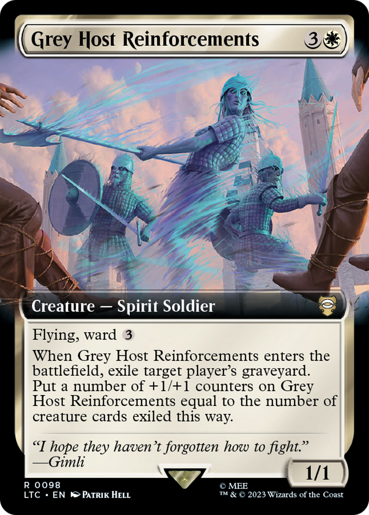 Grey Host Reinforcements (Extended Art) [The Lord of the Rings: Tales of Middle-Earth Commander] | Clutch Gaming