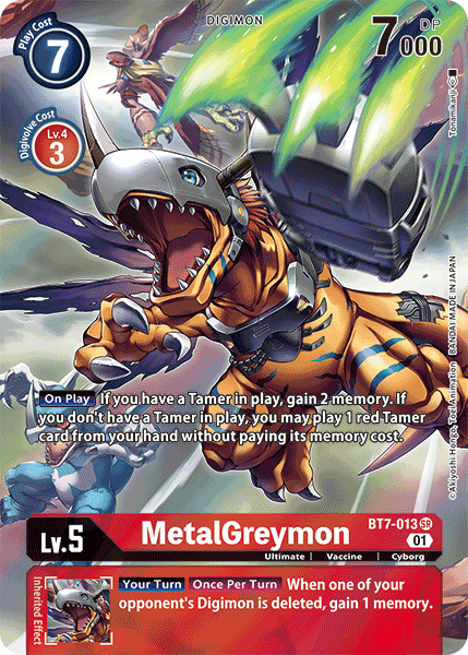 MetalGreymon [BT7-013] (Alternate Art) [Next Adventure] | Clutch Gaming