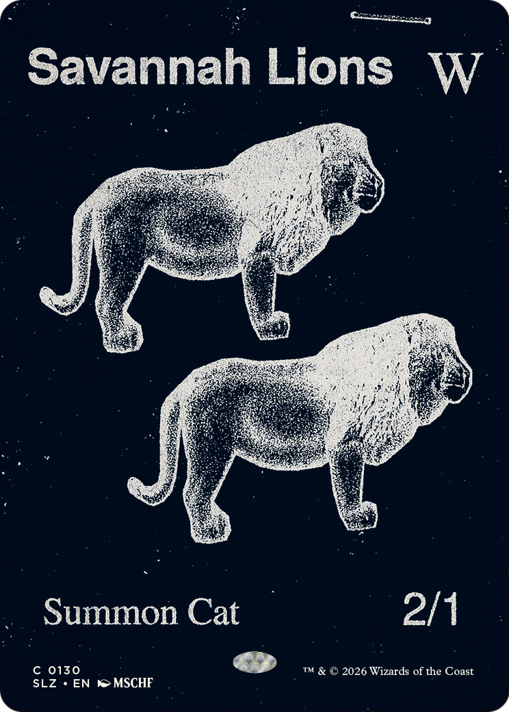 Savannah Lions (0130) [Secret Lair x MSCHF: The Zeta Set] | Clutch Gaming