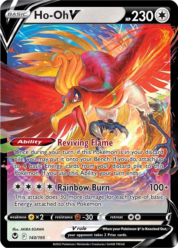 Ho-oh V (140/195) [Sword & Shield: Silver Tempest] | Clutch Gaming