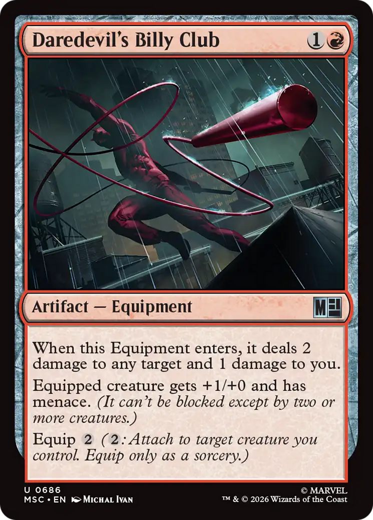 Daredevil's Billy Club [Marvel Super Heroes Commander] | Clutch Gaming