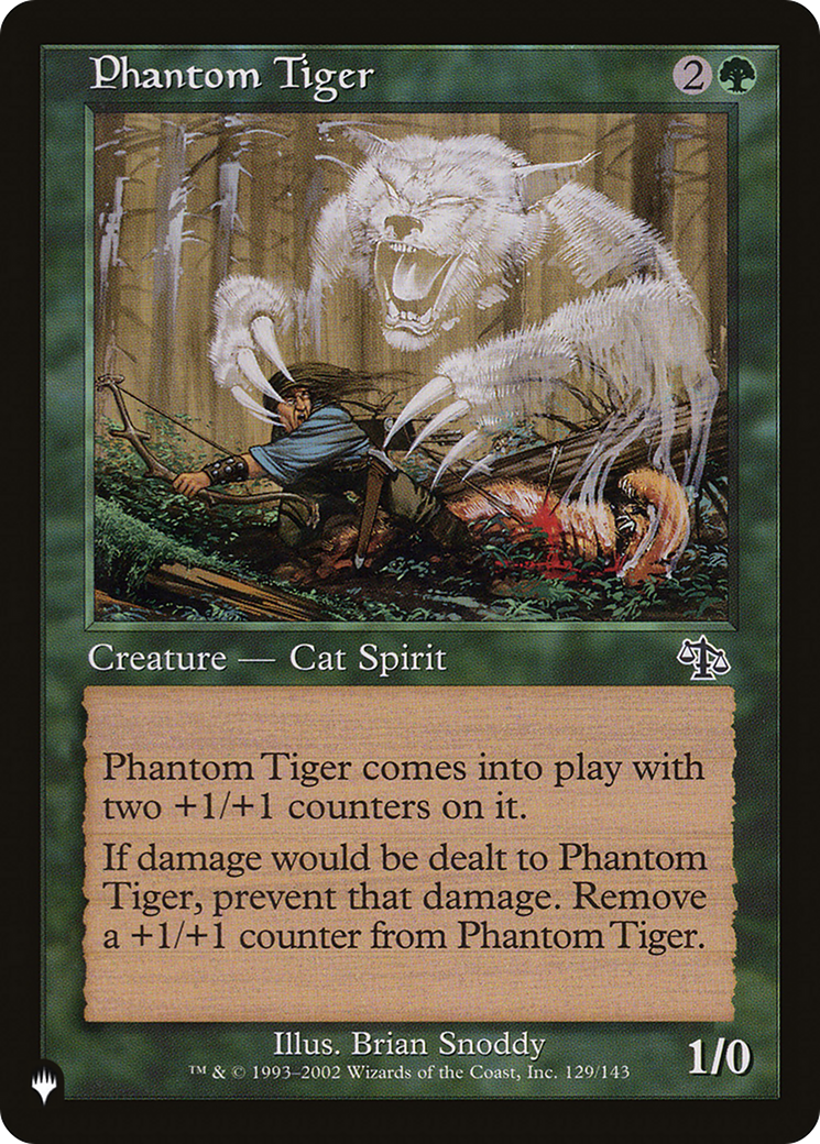 Phantom Tiger [The List Reprints] | Clutch Gaming