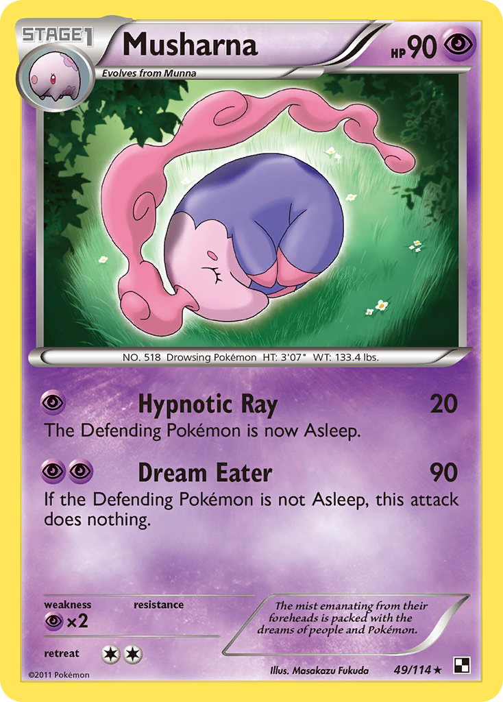 Musharna (49/114) [Black & White: Base Set] | Clutch Gaming