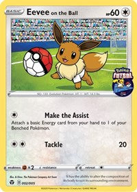 Eevee on the Ball (002/005) [Miscellaneous Cards] | Clutch Gaming