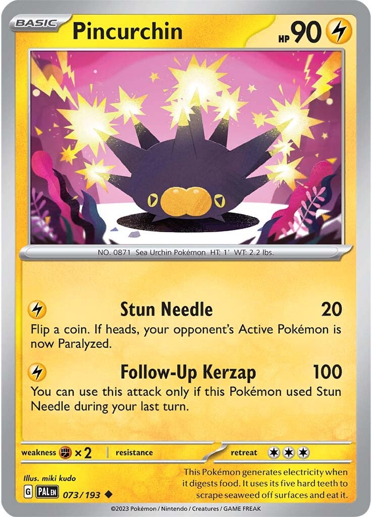 Pincurchin (073/193) [Scarlet & Violet: Paldea Evolved] | Clutch Gaming