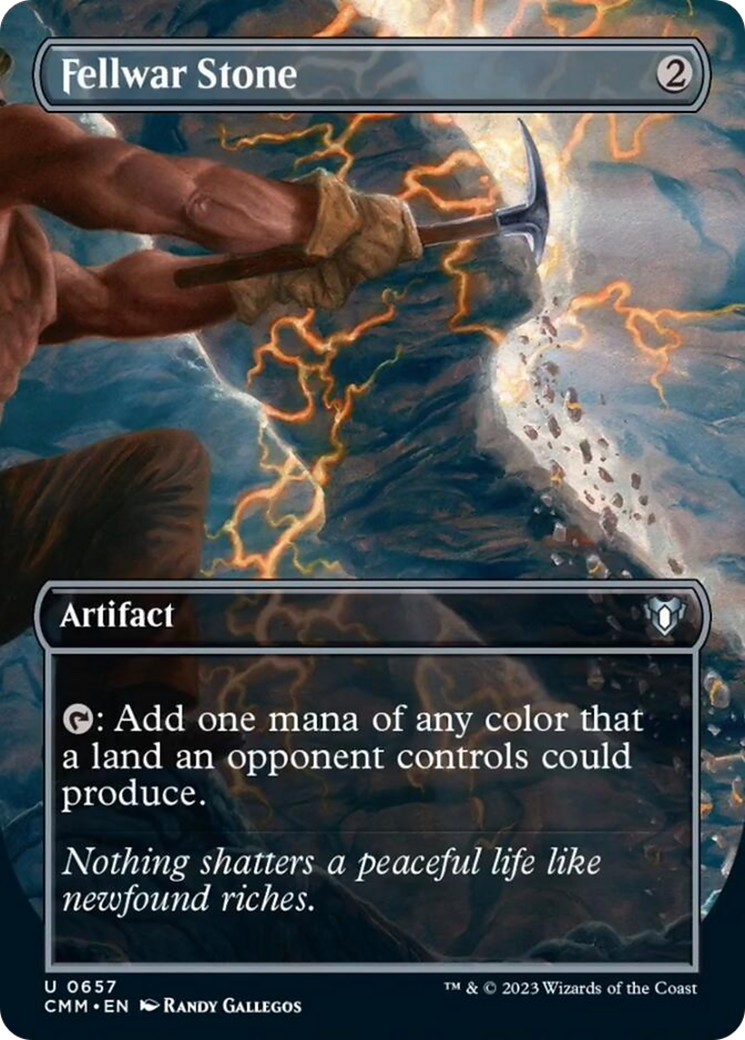 Fellwar Stone (Borderless Alternate Art) [Commander Masters] | Clutch Gaming