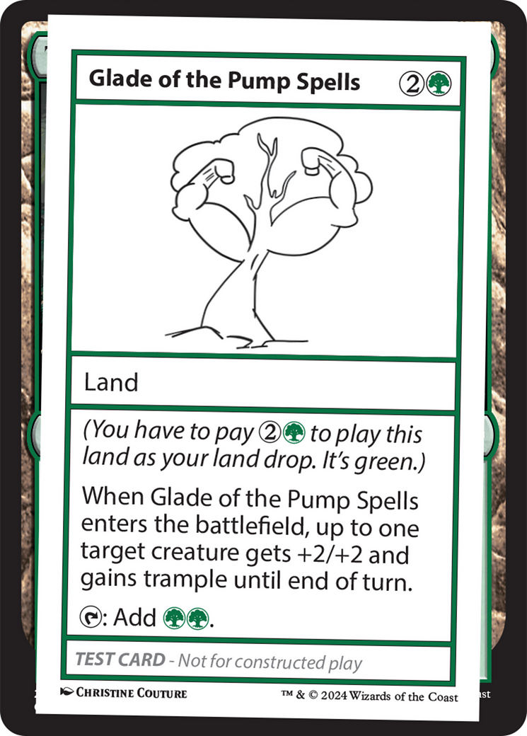 Glade of the Pump Spells [Mystery Booster 2 Playtest Cards] | Clutch Gaming