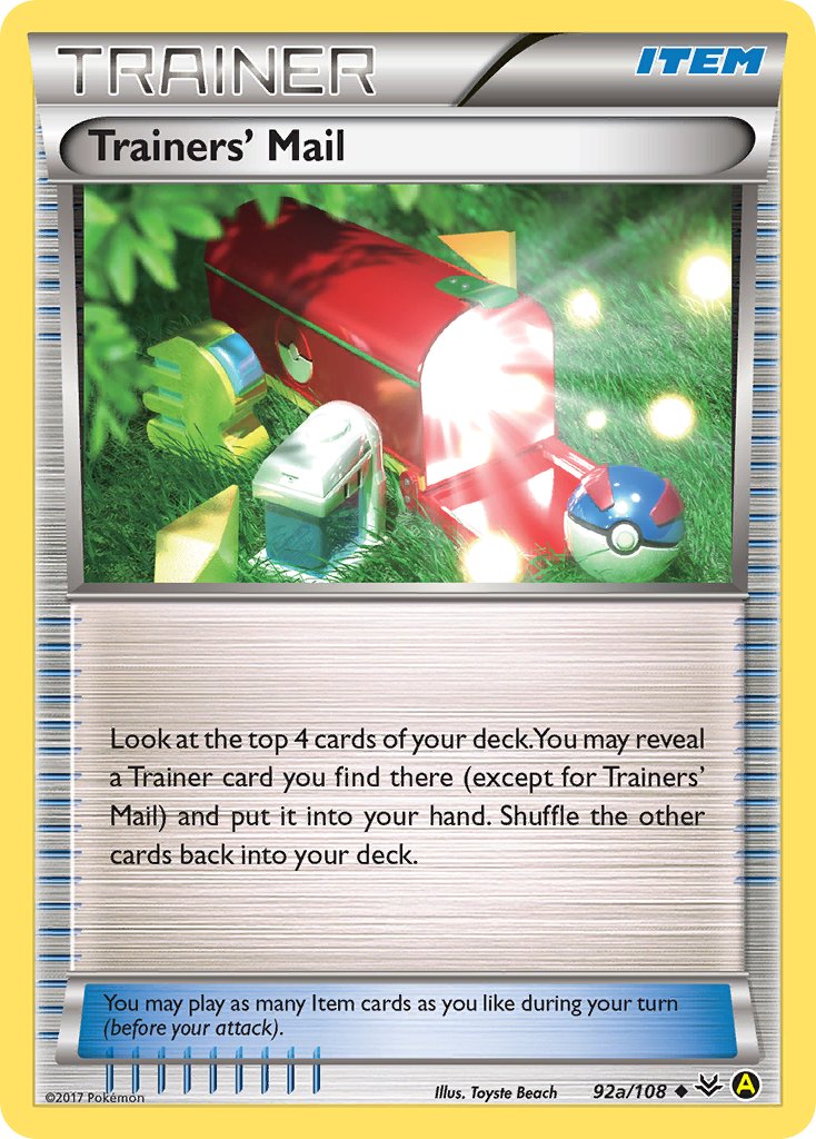 Trainers' Mail (92a/108) [Alternate Art Promos] | Clutch Gaming