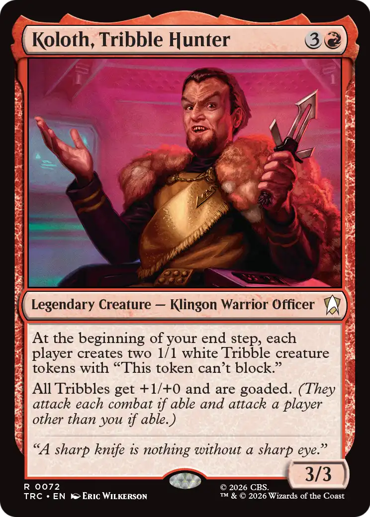Koloth, Tribble Hunter [Star Trek] | Clutch Gaming