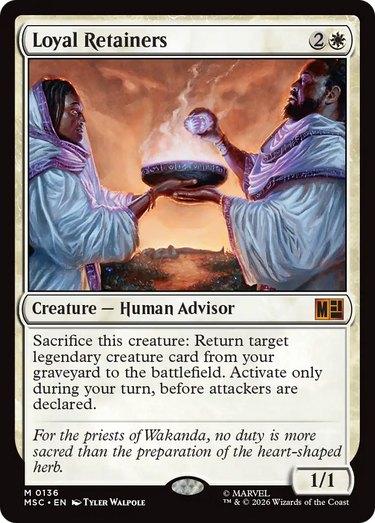 Loyal Retainers (Surge Foil) [Marvel Super Heroes Commander] | Clutch Gaming