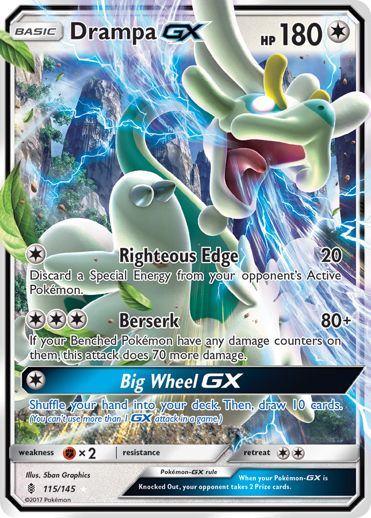 Drampa GX (115/145) [Sun & Moon: Guardians Rising] | Clutch Gaming