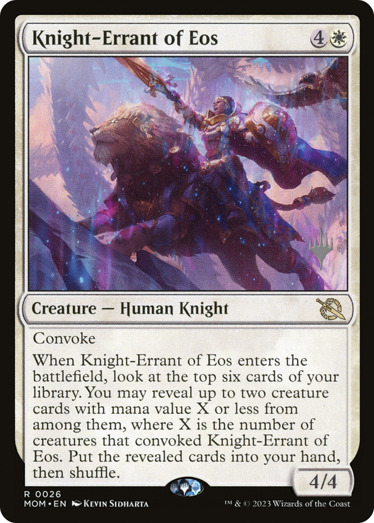 Knight-Errant of Eos (Promo Pack) [March of the Machine Promos] | Clutch Gaming