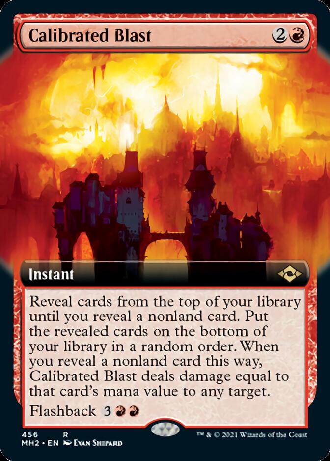 Calibrated Blast (Extended Art) [Modern Horizons 2] | Clutch Gaming