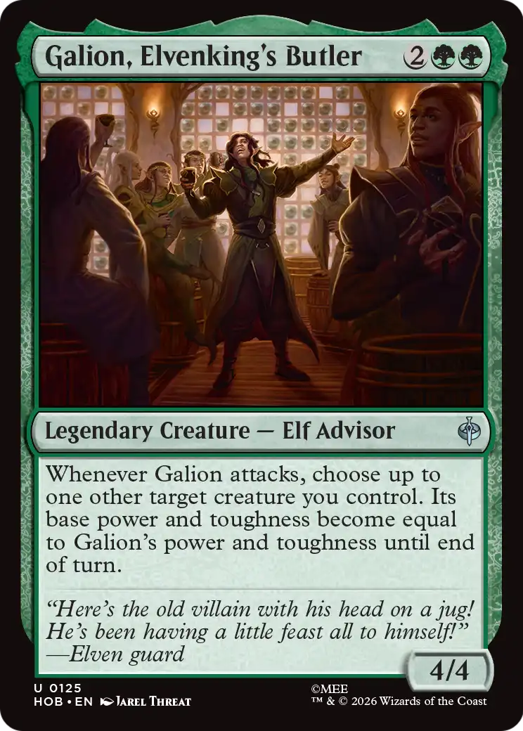 Galion, Elvenking's Butler [The Hobbit] | Clutch Gaming