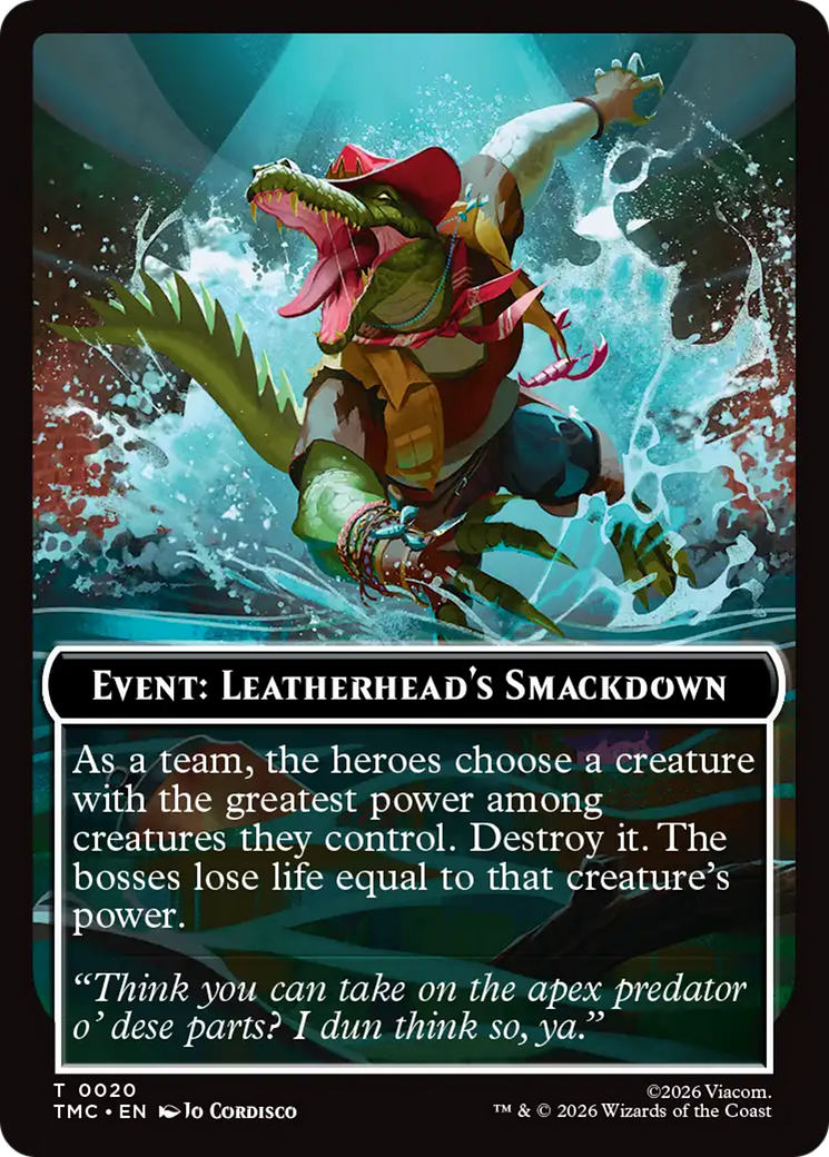 Event: Leatherhead's Smackdown [Teenage Mutant Ninja Turtles Commander Tokens] | Clutch Gaming